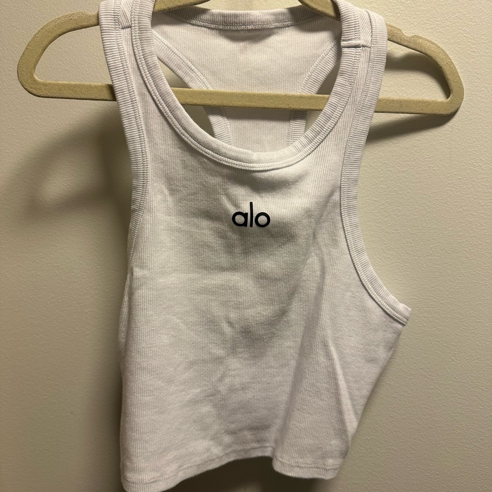 ALO Yoga White Tank Top